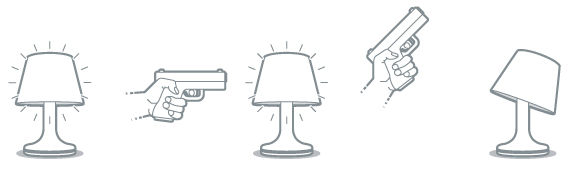 Apagando las luces con un disparo